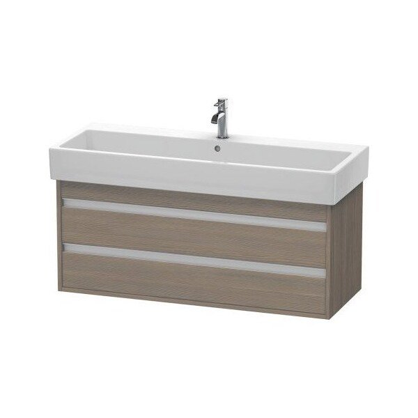 Ketho Wall-Mount Vanity Unit Oak Terra, Duravit, Mfr#: KT663903535
